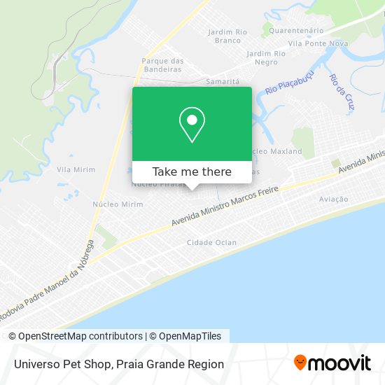 Universo Pet Shop map