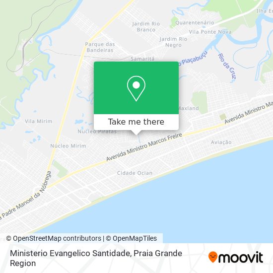 Mapa Ministerio Evangelico Santidade