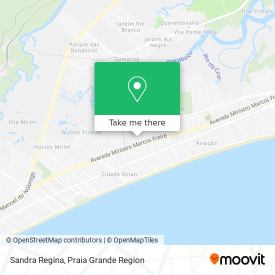 Sandra Regina map