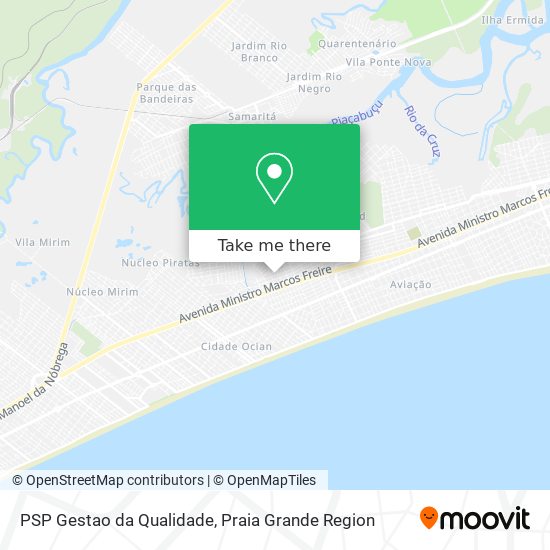 PSP Gestao da Qualidade map