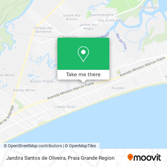 Mapa Jandira Santos de Oliveira