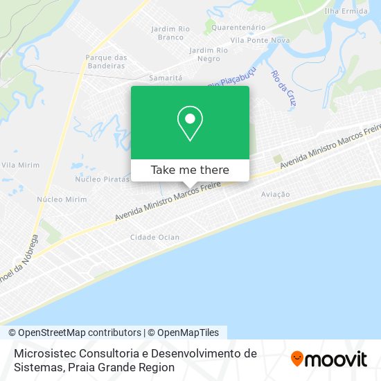 Mapa Microsistec Consultoria e Desenvolvimento de Sistemas