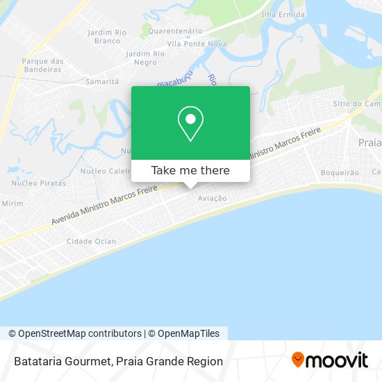 Mapa Batataria Gourmet