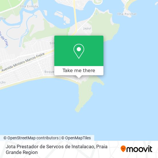 Mapa Jota Prestador de Servcos de Instalacao