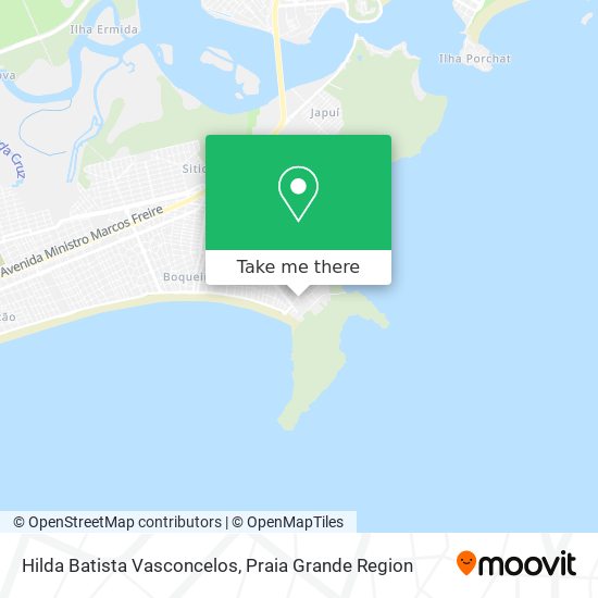 Hilda Batista Vasconcelos map