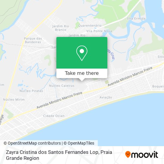 Zayra Cristina dos Santos Fernandes Lop map