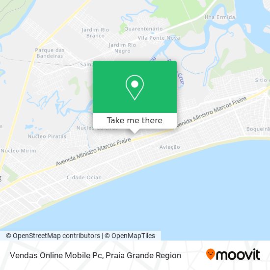 Mapa Vendas Online Mobile Pc