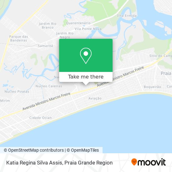 Katia Regina Silva Assis map
