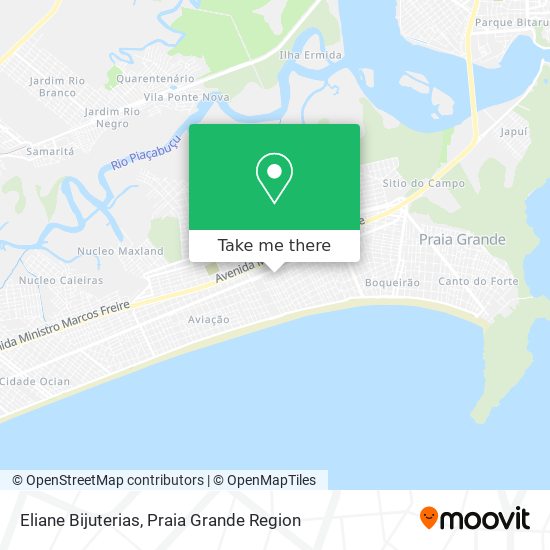 Eliane Bijuterias map