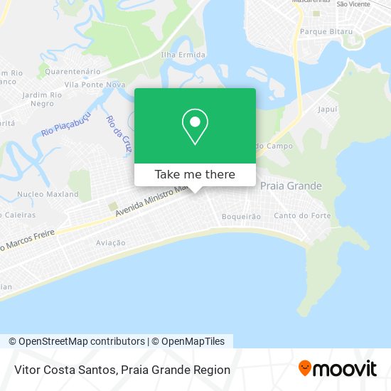 Vitor Costa Santos map