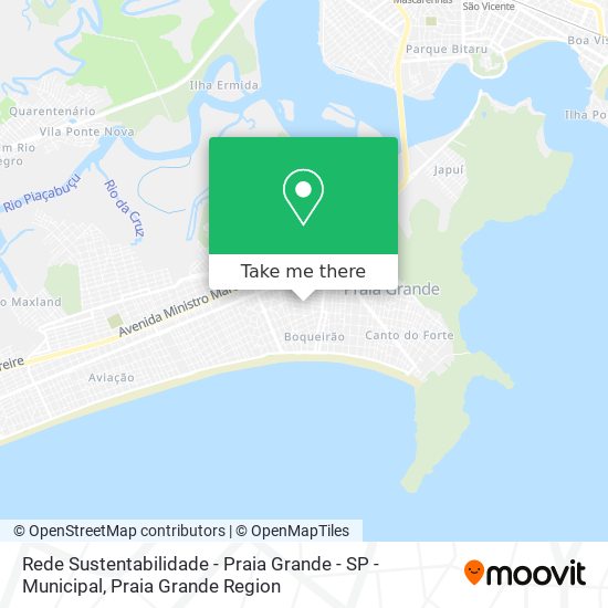 Rede Sustentabilidade - Praia Grande - SP - Municipal map