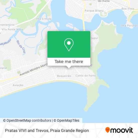 Pratas VIVI and Trevos map