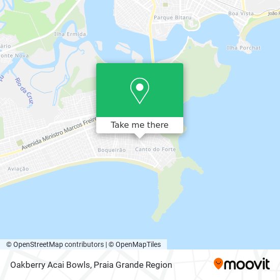 Oakberry Acai Bowls map