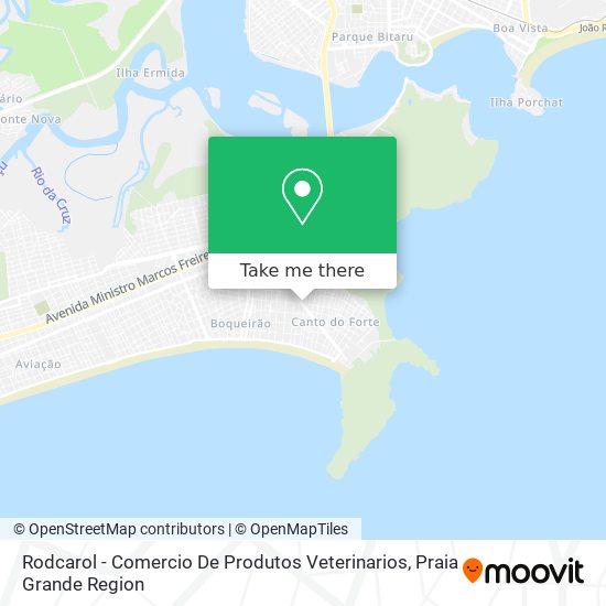 Rodcarol - Comercio De Produtos Veterinarios map