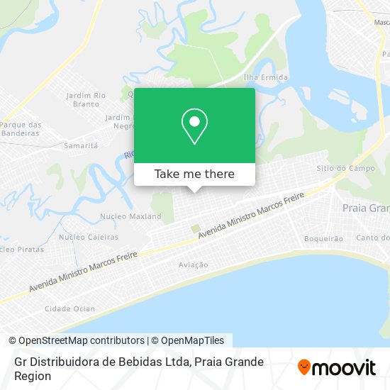 Gr Distribuidora de Bebidas Ltda map