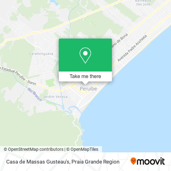 Casa de Massas Gusteau's map