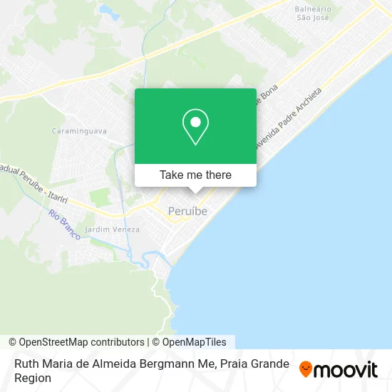 Ruth Maria de Almeida Bergmann Me map