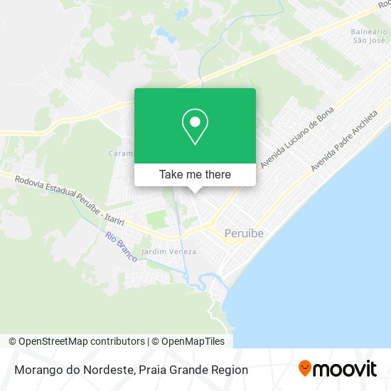 Morango do Nordeste map