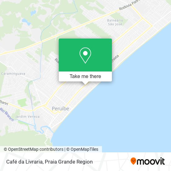 Café da Livraria map