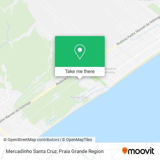 Mercadinho Santa Cruz map