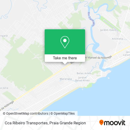 Cca Ribeiro Transportes map