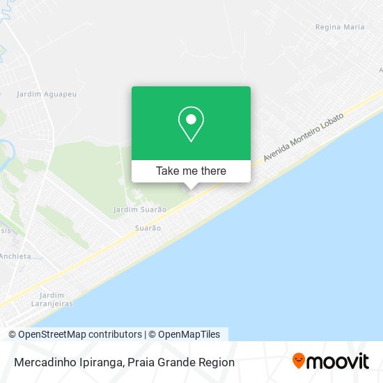 Mercadinho Ipiranga map