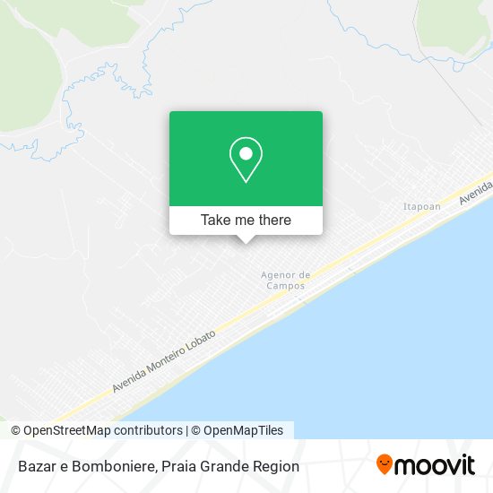 Bazar e Bomboniere map