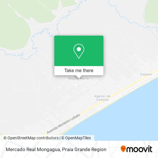 Mercado Real Mongagua map