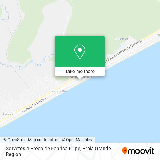 Sorvetes a Preco de Fabrica Filipe map