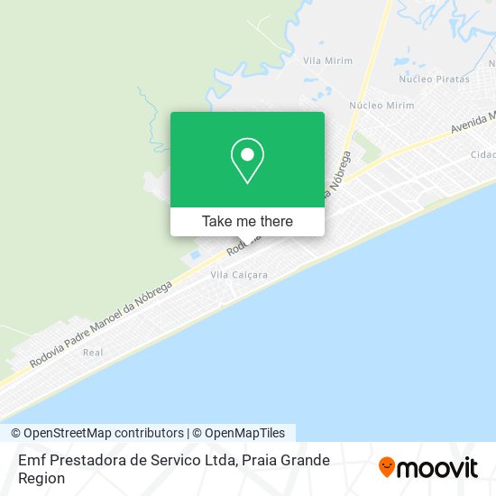 Emf Prestadora de Servico Ltda map