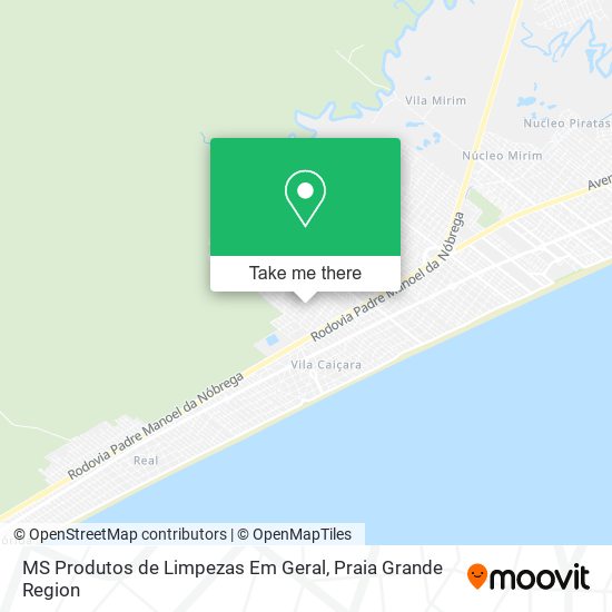 Mapa MS Produtos de Limpezas Em Geral