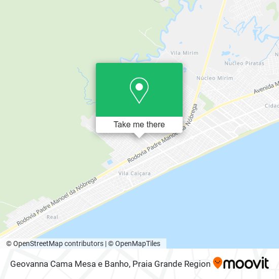 Geovanna Cama Mesa e Banho map