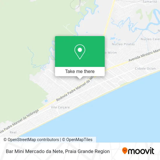 Bar Mini Mercado da Nete map