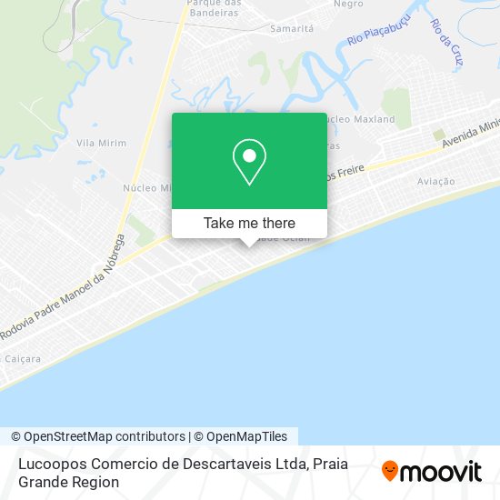 Mapa Lucoopos Comercio de Descartaveis Ltda