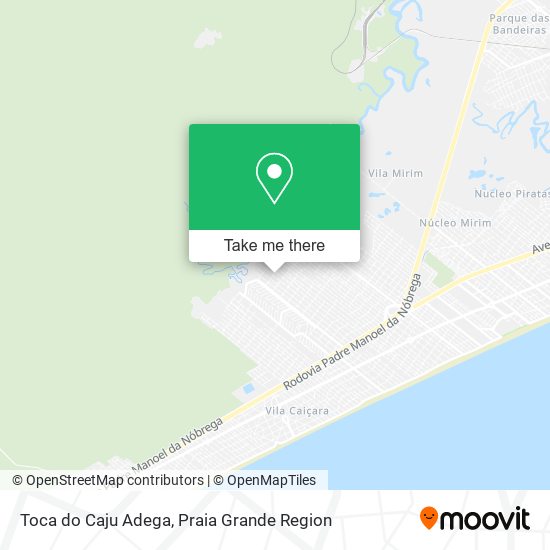 Toca do Caju Adega map