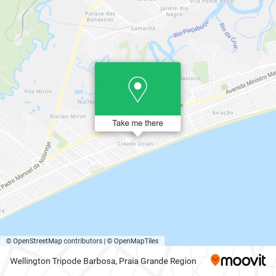 Wellington Tripode Barbosa map