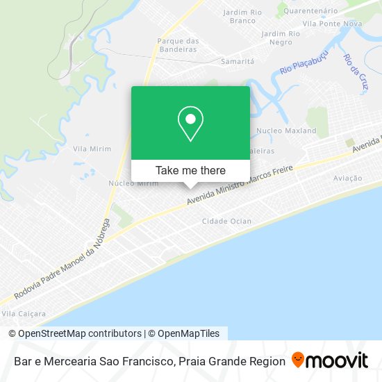 Bar e Mercearia Sao Francisco map