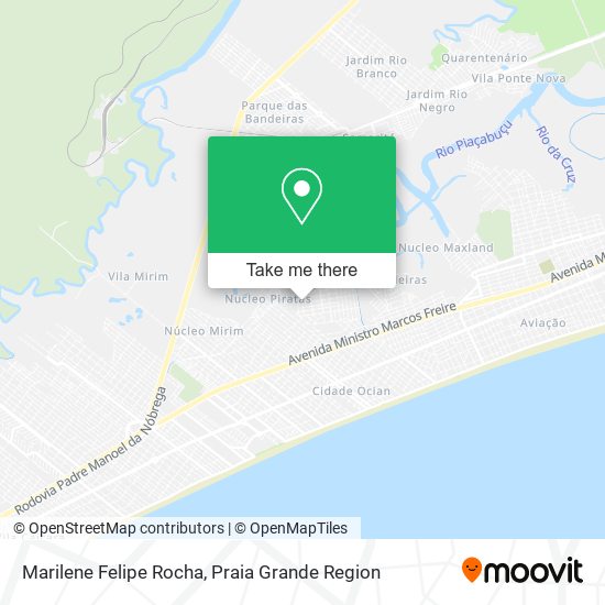 Marilene Felipe Rocha map