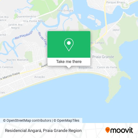 Residencial Angará map