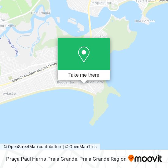 Praça Paul Harris Praia Grande map