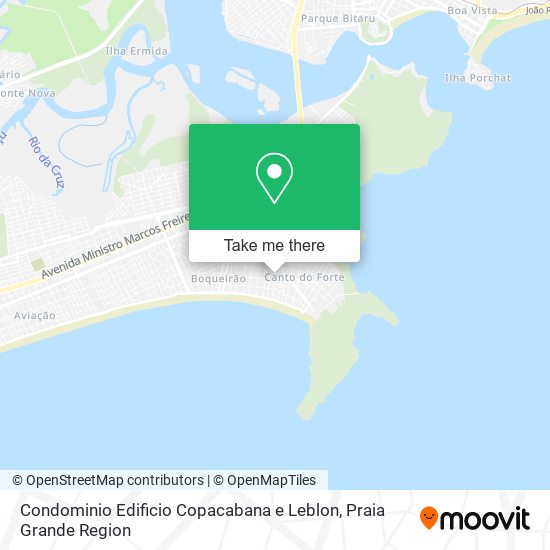 Condominio Edificio Copacabana e Leblon map