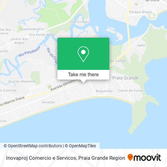 Inovaproj Comercio e Servicos map