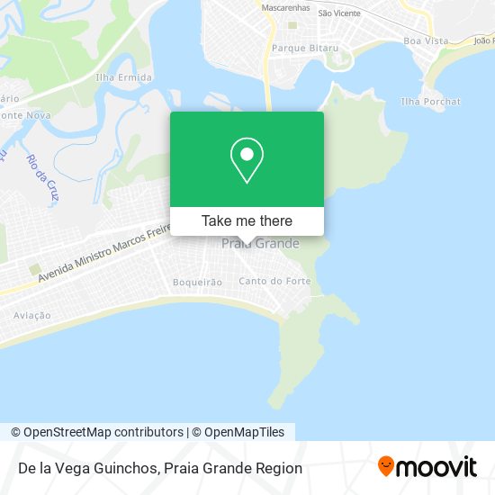 De la Vega Guinchos map