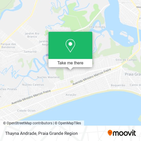 Thayna Andrade map