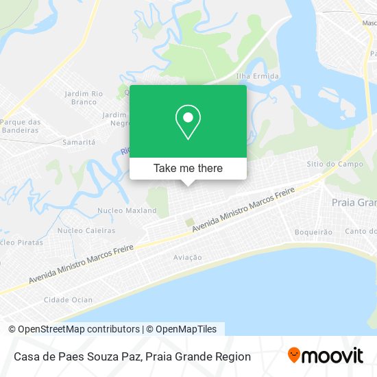 Casa de Paes Souza Paz map