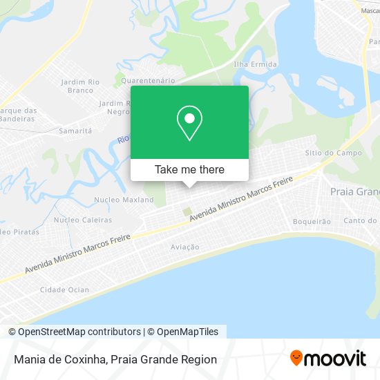 Mania de Coxinha map