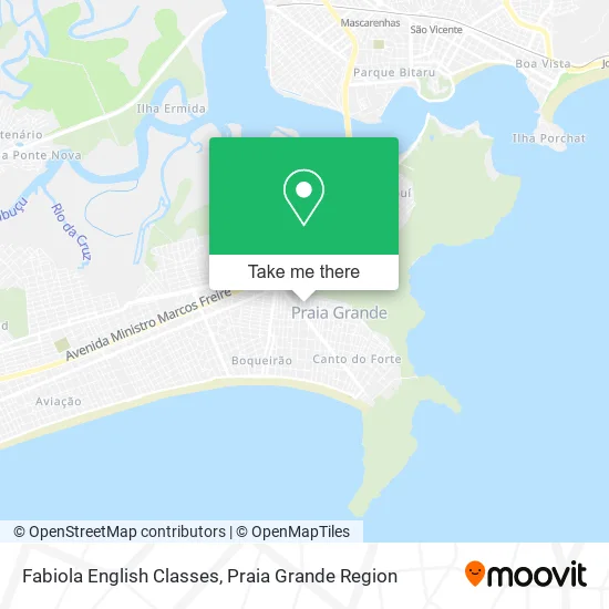 Fabiola English Classes map
