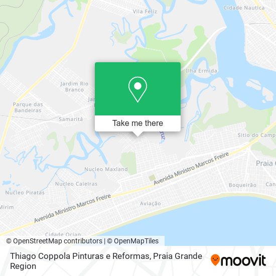 Mapa Thiago Coppola Pinturas e Reformas