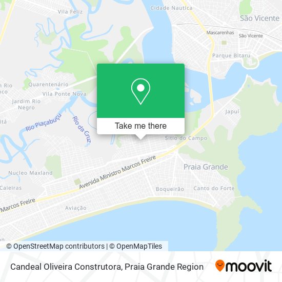 Candeal Oliveira Construtora map