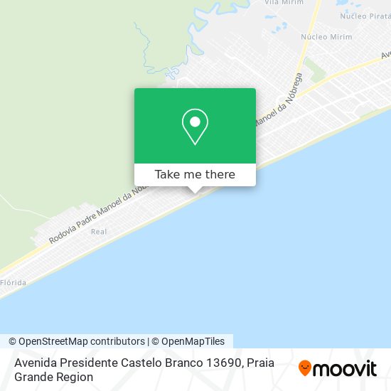 Avenida Presidente Castelo Branco 13690 map